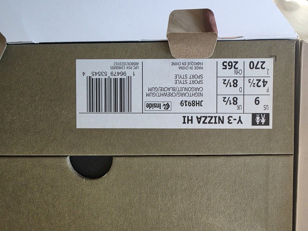 Adidas Y-3 Nizza Hi Nightcargo