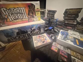Giant video game and media collection