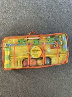 New Melissa & Doug Sunny Patch Happy Giddy Kids Croquet Set