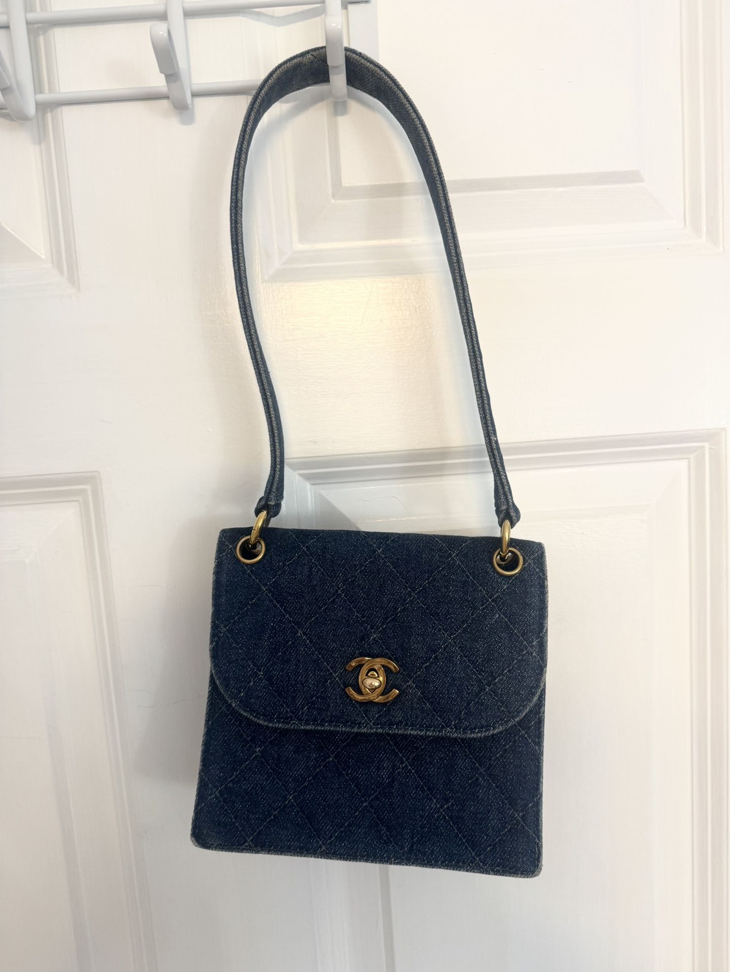 Chanel Vintage Denim Mini Shoulder Bag