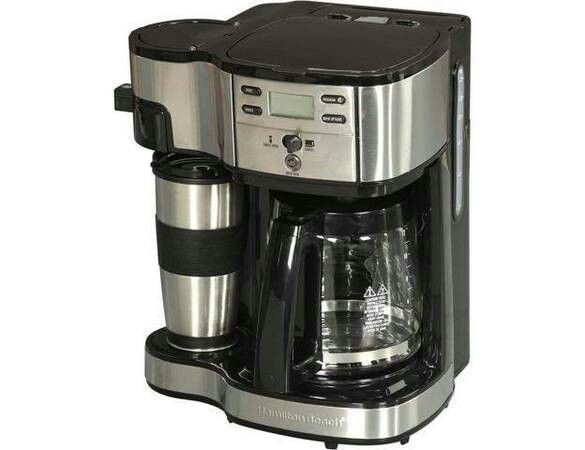 Hamilton Beach Black 2-Way Brewer Coffee Maker