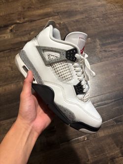 Jordan 4 White Cement