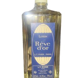 Rêve d’Or Lotion by L.T. Piver Paris – 14.3 fl oz (423ml) – Classic French Body Splash – Made in France 🇫🇷