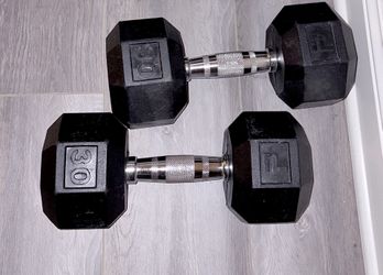 Set of 2x 30 lbs Dumbbells