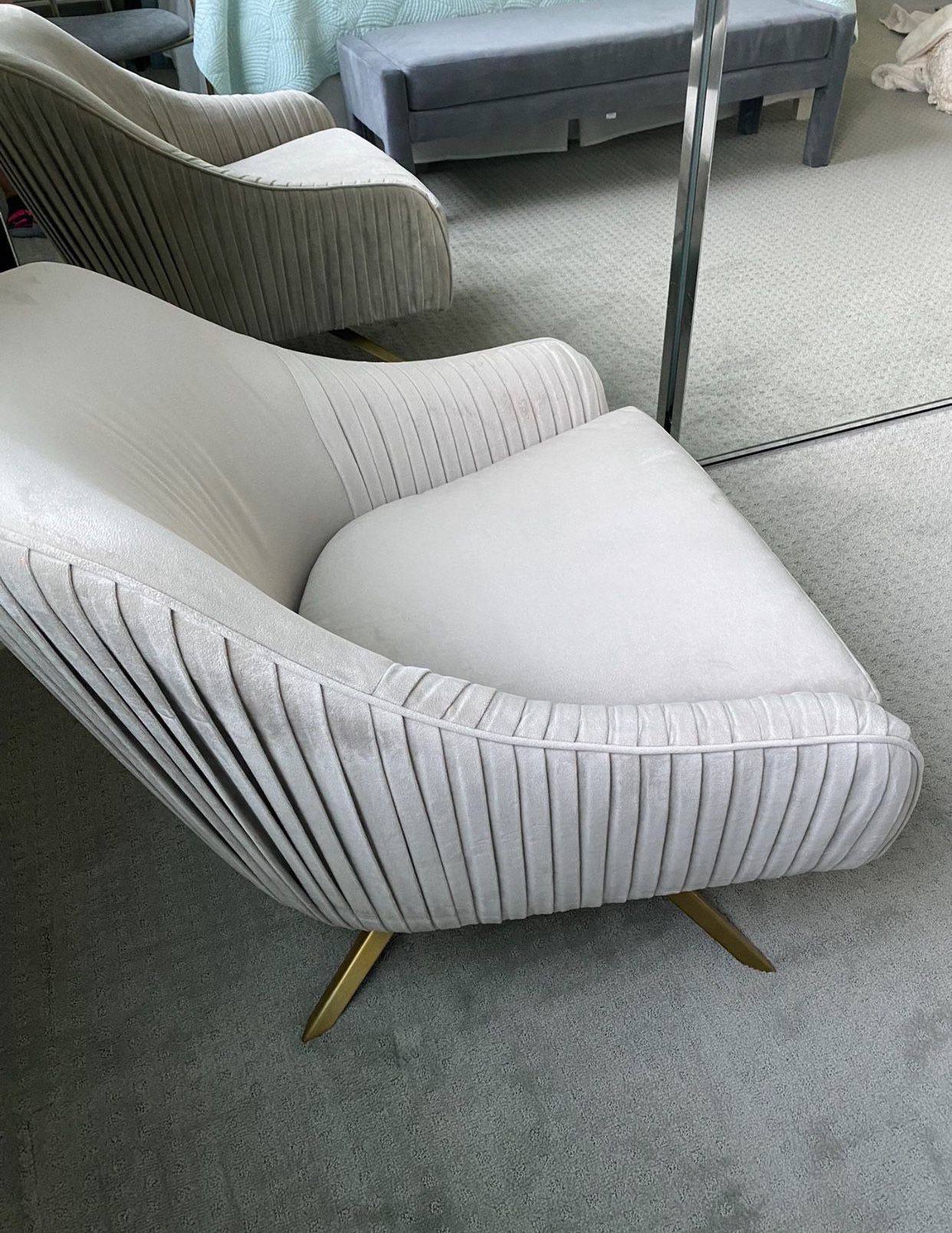 West Elm Roar and Rabbit Swivel Chair