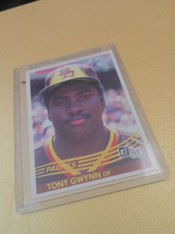 The 1984 Donruss Tony Gwynn card (#324)