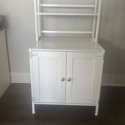White Litter Box Enclosure