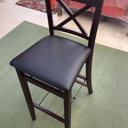 X Back Folding Counter Height Bar Stool - Compare @$110+