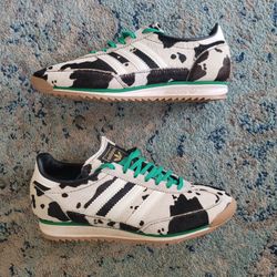 Brand New ADIDAS SL 72 OG shoes in cow print - size 6 1/2