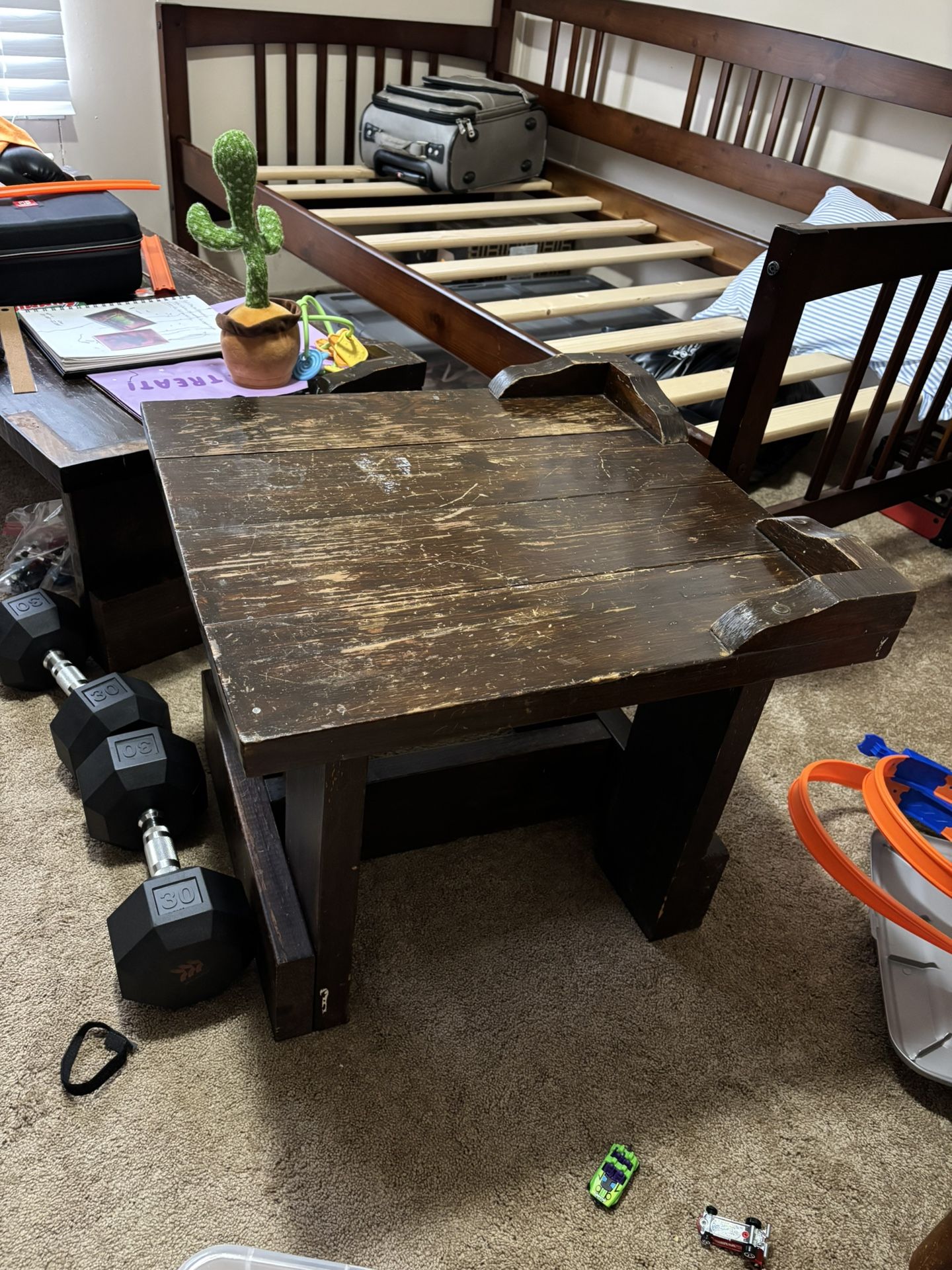 Rustic Coffee Table And End Table Set