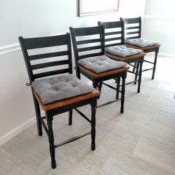 Counter Height Wooden Stools