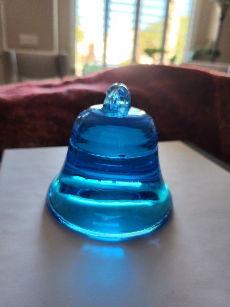 Glass Bell Paperweight