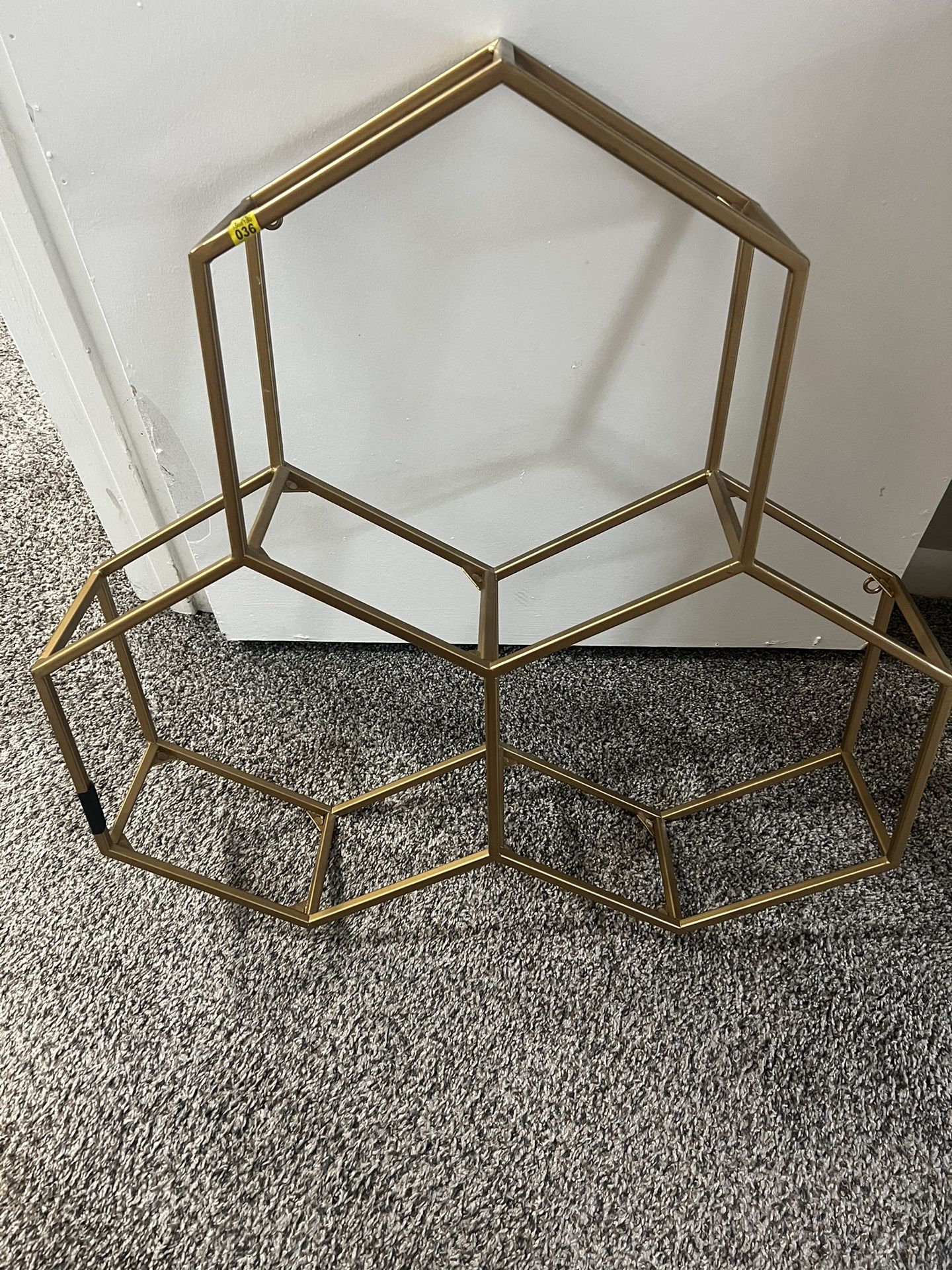 Floating Honeycomb Shelf
