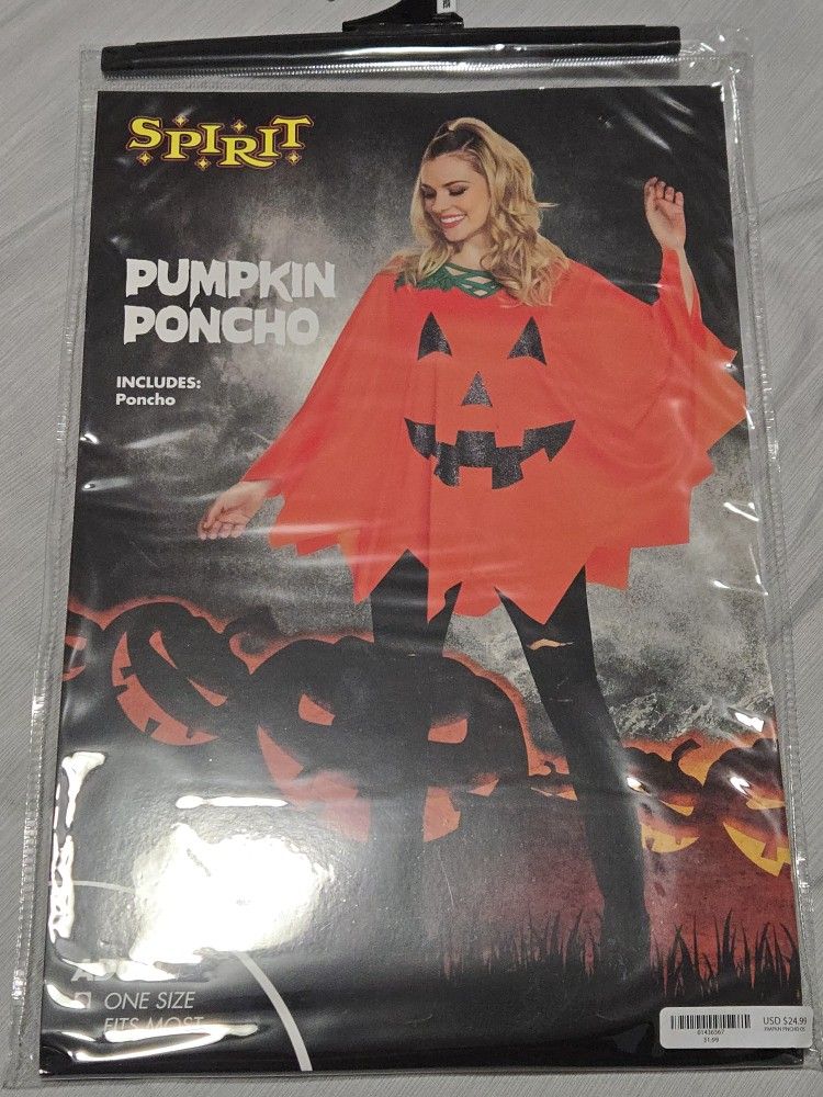 Pumpkin Poncho