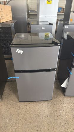 Compact Two-Door Mini Fridge