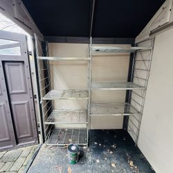 Metal Storage Racks – $10 for Both
