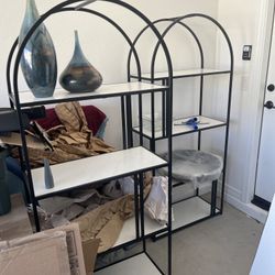 Arched Shelving units