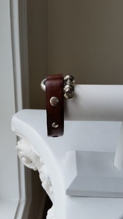 Omega Leather Bracelet