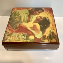 Vintage Gone With The Wind Music Jewelry Box 419/5000 H1503 ~ Working