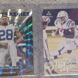 John Taylor Insert Elite Series 2 Card Lot Dominance Rookie Indianapolis Colts 