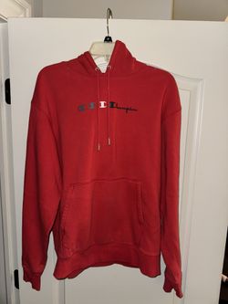 Men’s Red Champion Hoodie, Medium