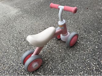 Pink & White Toddler Tricycle