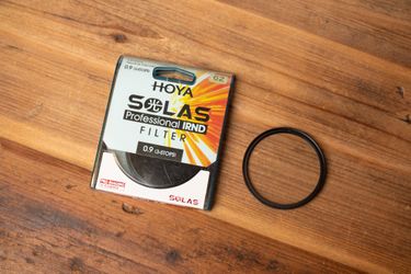 62mm Hoya Solas ND Filter IRND 0.9 + UV filter . Sony Nikon Pansonic Canon Fuji digital DSLR mirrorless camera lens filter