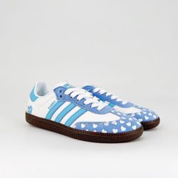 Adidas Samba X CDG  Blue/ Size US 6,5/ size 7 Ready To Ship 