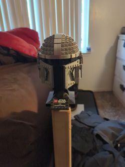 Pre-built Mandalorian Lego Head