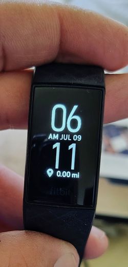 Fitbit charge 4 with original box and instructions Smart watch fitness tracker Heart Rate Monitor, 
Sleep Monitor, 
GPS, 
Calorie Tracker, 
Daily Work