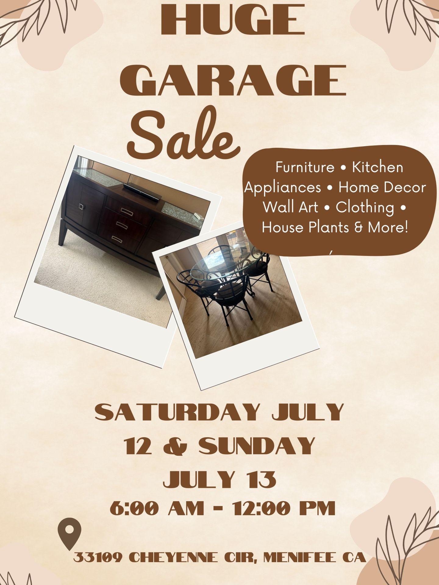 Estate Garage Sale