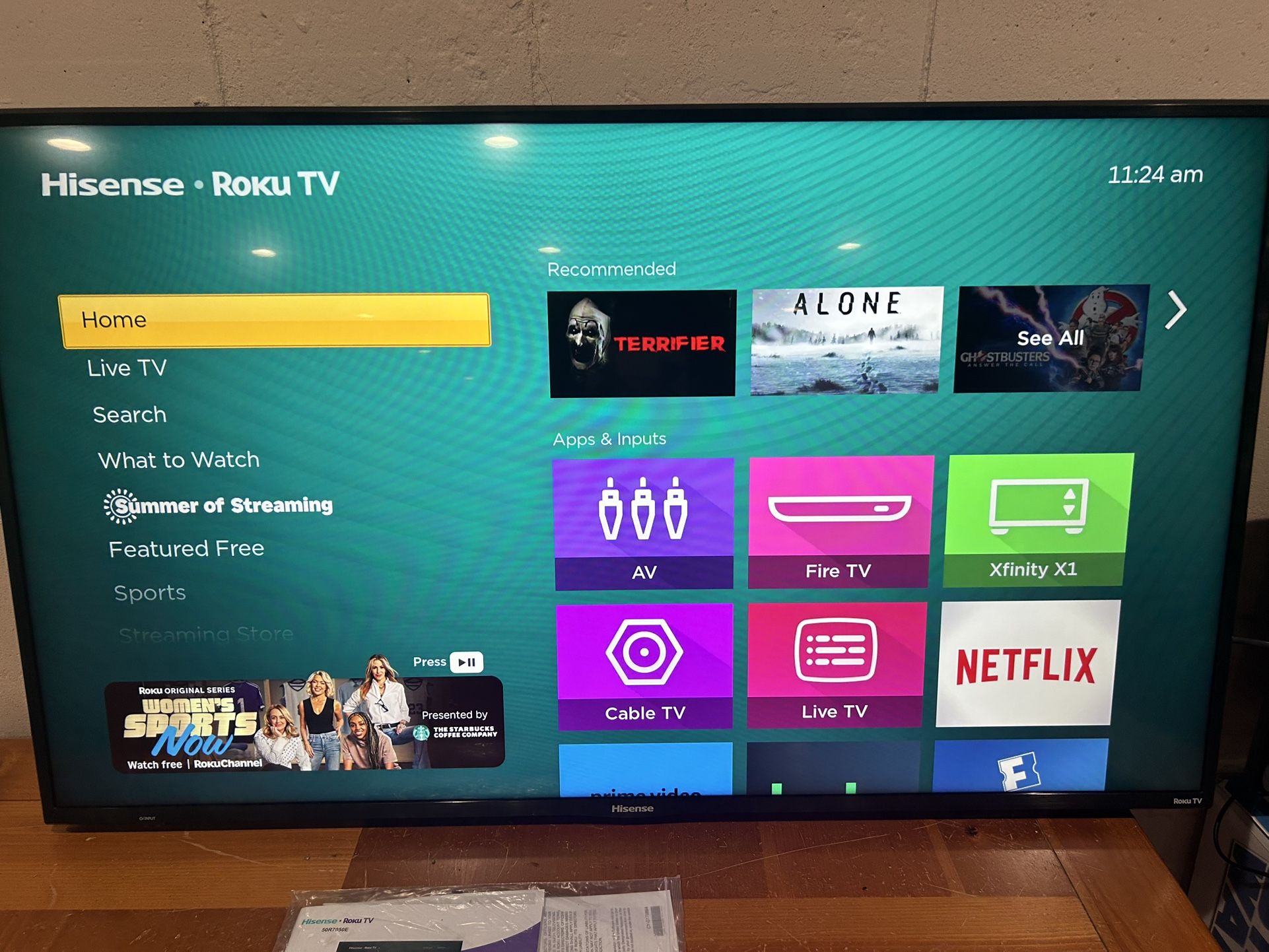 Hisense 50” LED TV (Model 50R7050E)