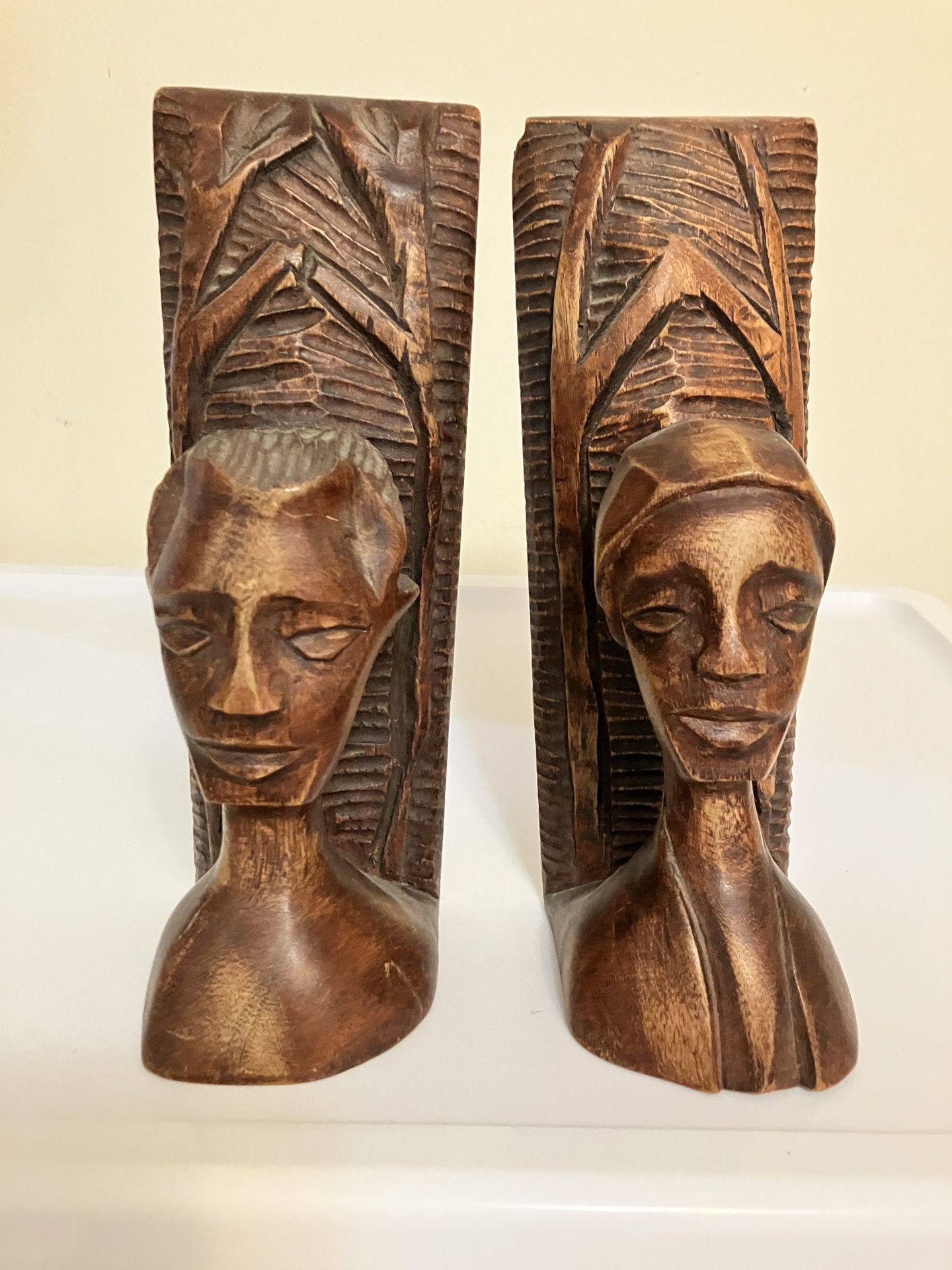 Vintage Wooden Hand Carved Tribal Art From Haiti