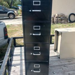 Black Metal File Cabinet $50 Each