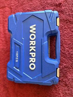 WORKPRO 18-Piece Tool Set with Case