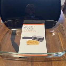 New Wolfgang Puck Glass Baking Dish 