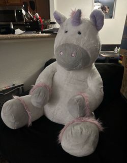 Large 3 ft stuffed unicorn
