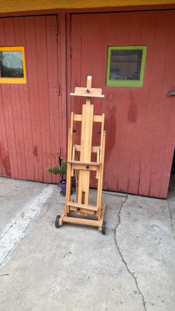Rolling easel