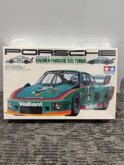 Unopened Tamiya 1/20 Porsche Kremer 935 Turbo Vaillant Vintage Scale Model Car Kit