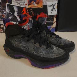 Authenticity Guarantee
Nike Air Jordan 37 "Raptors" Black Purple Red DD7421 065 GS Women's Size 6