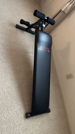 Aviva Sit-up/Ab Bench-Compact Home Workout Bench