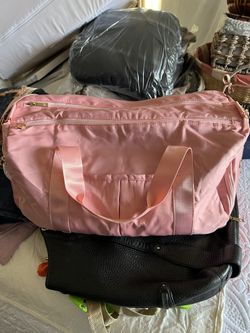 Pink Gym Bag With Lining Like New