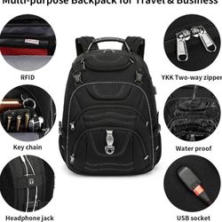 Laptop Backpack For Men Black