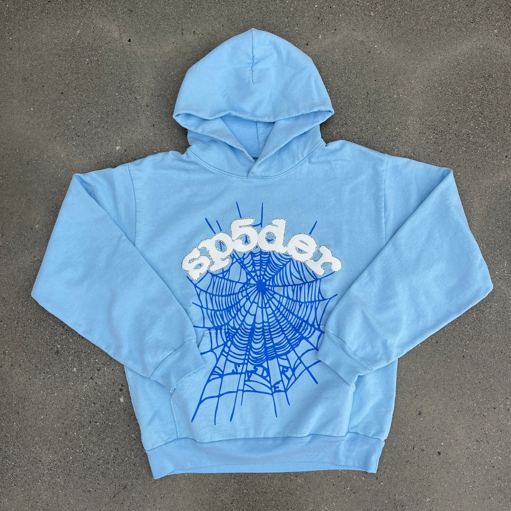 Sp5der Web Hoodie 'Sky Blue'