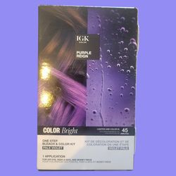 IGK Color Bright One Step Bleach & Color Kit- One-Step Color Processing