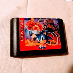 Sega genesis Sonic Pinball video game