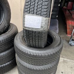 265/60/18 Bridgestone #4 Tires Like New Mount & Balance // Set De 4 Llantas Bridgestone Como Nuevas Ya Puestas