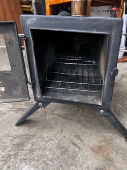 AVOFOREST Portable Hot Tent Wood Stove & Oven Heater – 7ft Chimney & Spark Arrestor