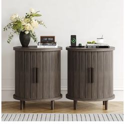 Round table Nightstand 20”