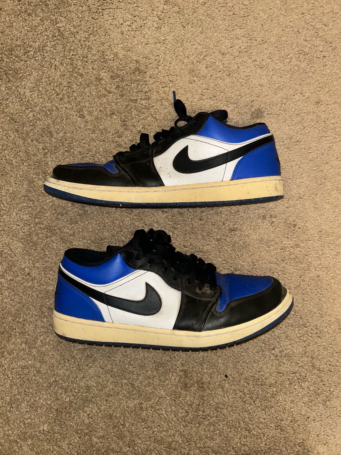 Jordan 1 Low Royal Toe